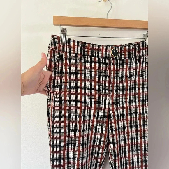 CAbi Jazzy Plaid Double Breasted Blazer & Kick Flare Cropped Ankle Pants Set - Picture 13 of 16